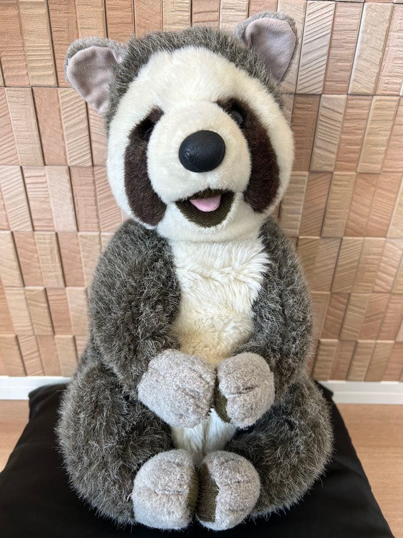 ファースト社 アライグマ ぬいぐるみ（ヒゲなし）