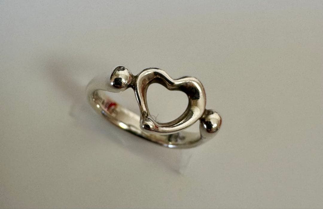 Tiffany & Co. ハート型リング 925シルバー 13号