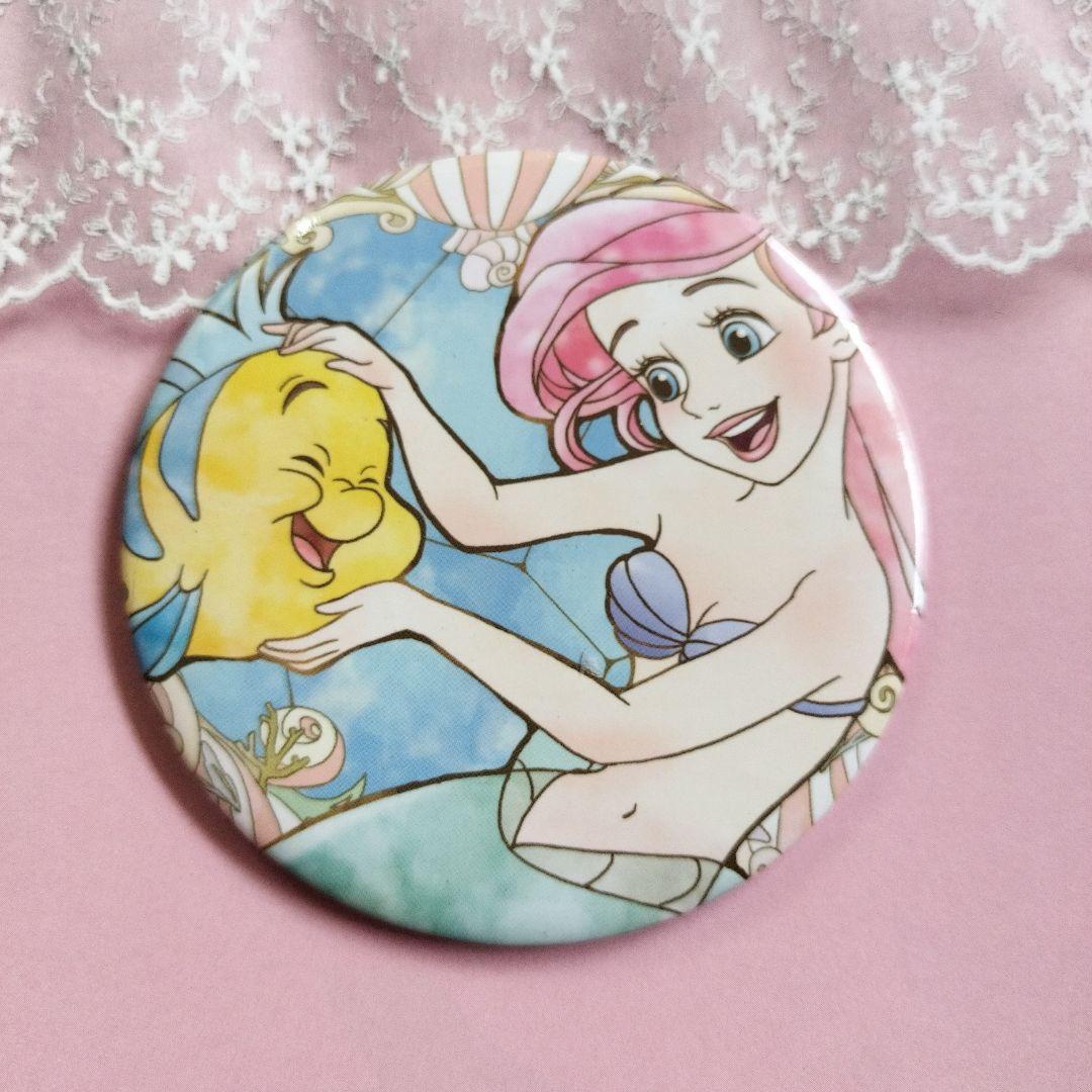 アリエル フランダー リトル・マーメイド 缶バッジ ディズニー Disney