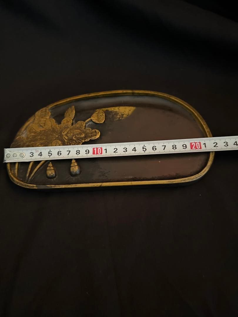 ☆骨董 端渓硯 乾隆12年(1747年) 蓮に蛙と巻貝図☆ - メルカリ