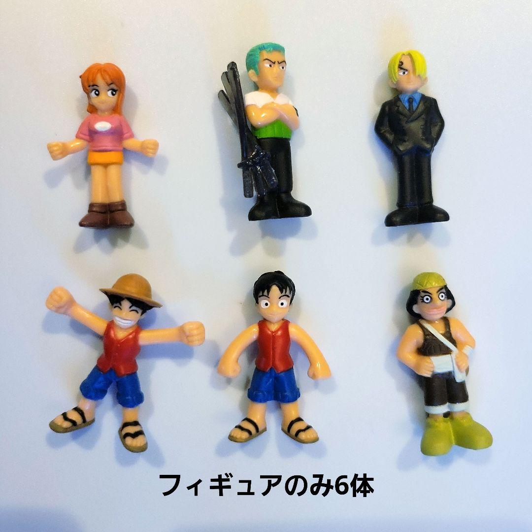 2000年 バンダイ あつまれワンピース フィギュア6体 内袋未開封2体 他1