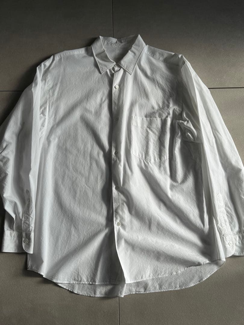 COMOLI コモリシャツ ホワイト サイズ2 2022SS