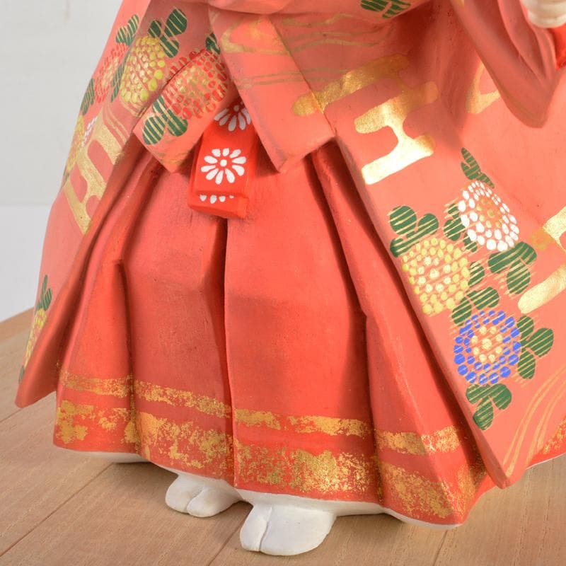 博多人形 日本工芸会正会員 白水英章作 「猩々」 台・立札付 C R6662B