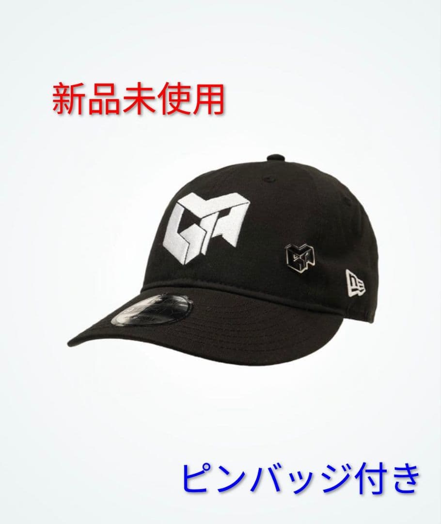 【新品未使用】Mrs. GREEN APPLE 黒 キャップ ピンバッジ付き 限定抽選品】Mrs GREEN APPLE × NEW ERA MGAロゴ キャップ ブラック