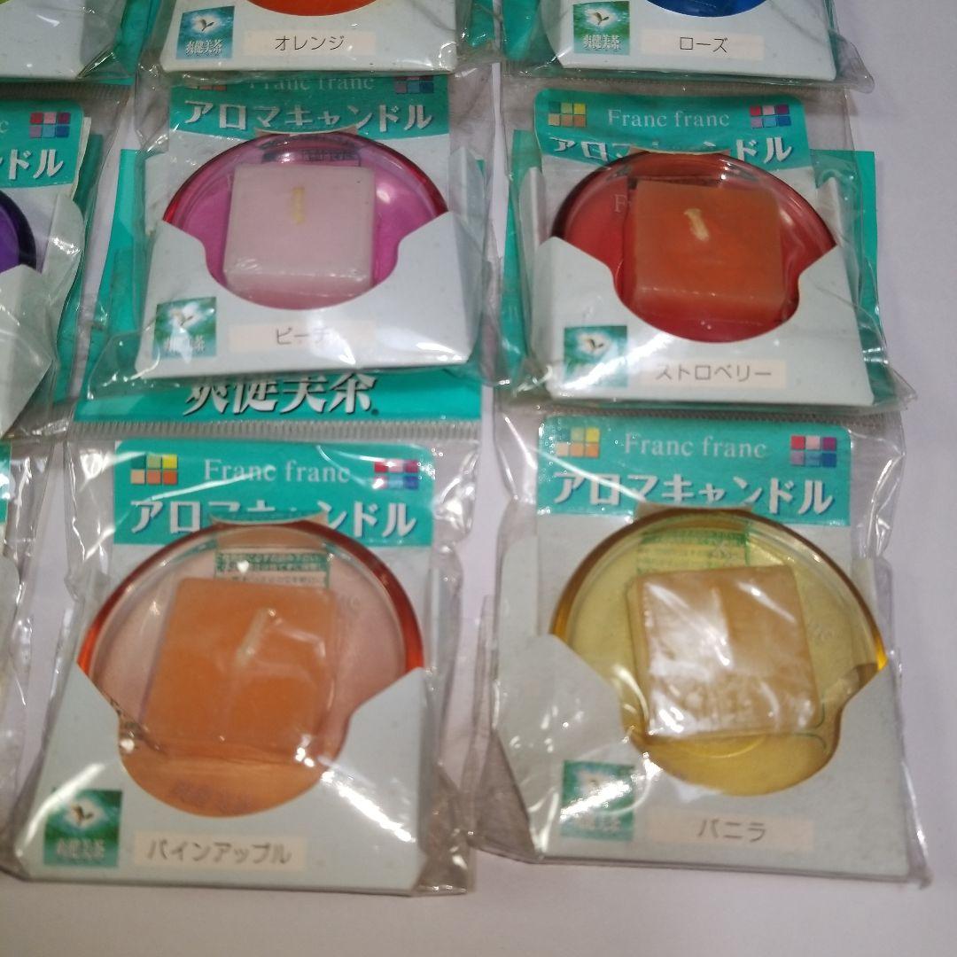貴重品 Francfranc 爽健美茶コラボ アロマキャンドル 12種類 当時物