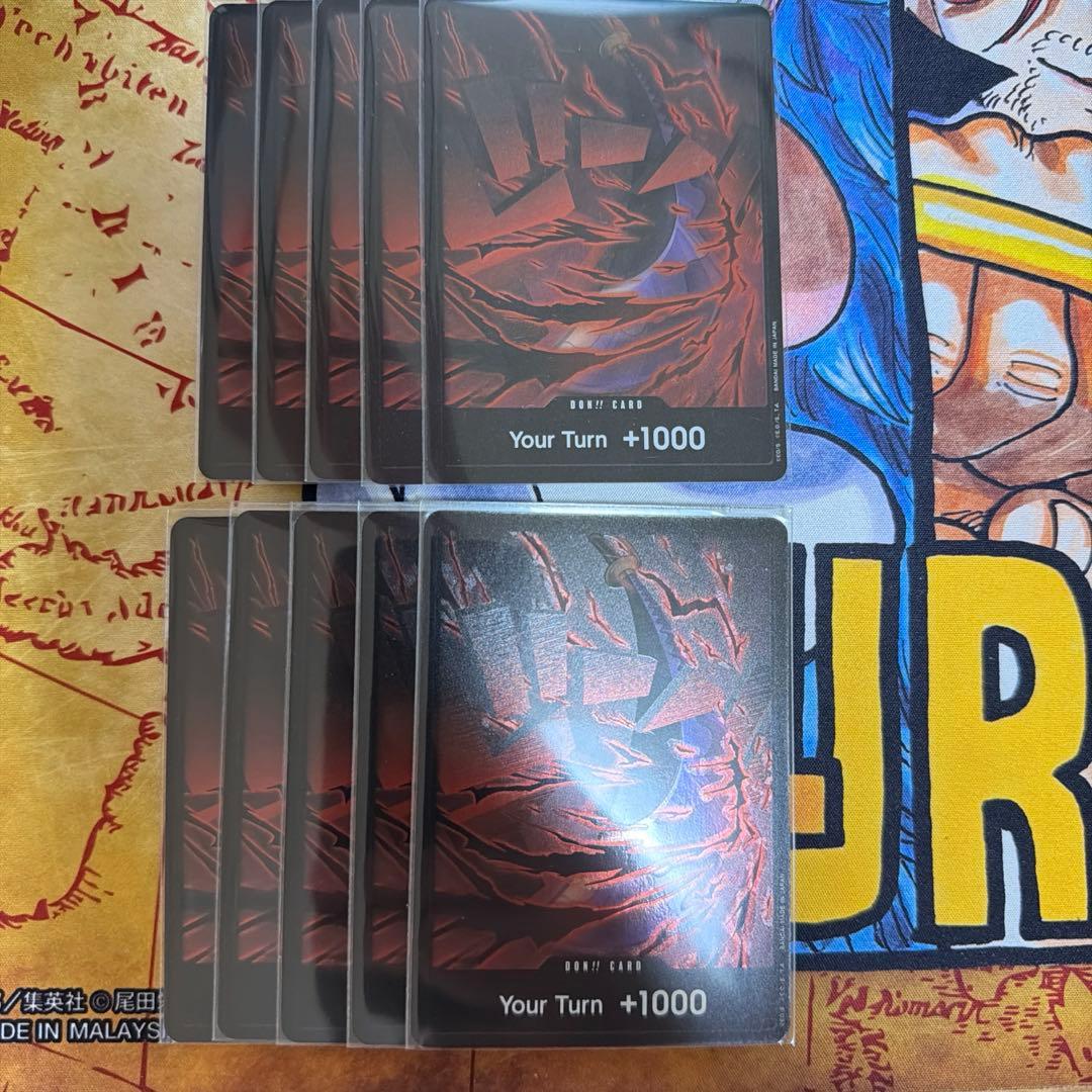 最安値 英語版 ロジャー 神避 ドンカード 10枚セット ゴール・D・ロジャー 【Tin Pack Set Vol.1】【ドンカード】【英語版