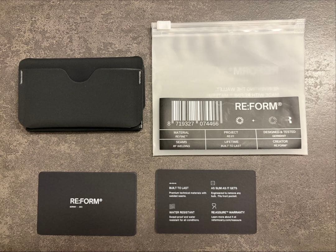 小物 RE:FORM RE:01 COIN SLEEVE