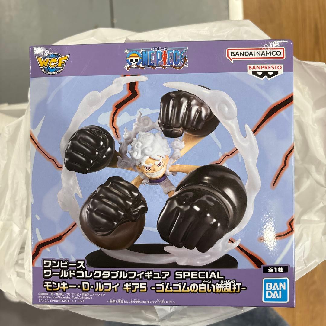 ワンピース ワールドコレクタブルフィギュア ルフィ ギア5 ゴムゴムの