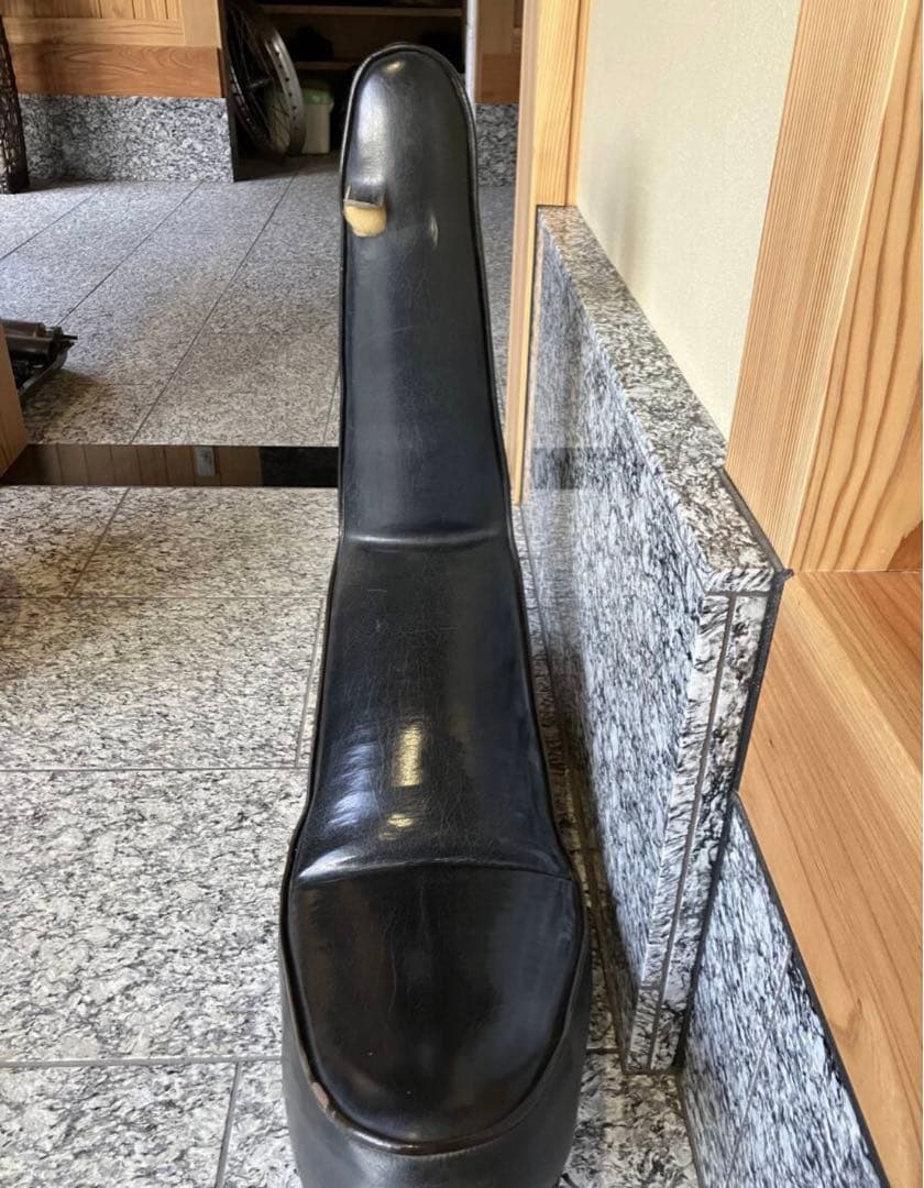 ハーレー リジッドフレーム用 キング＆クイーンシート ナックル パン