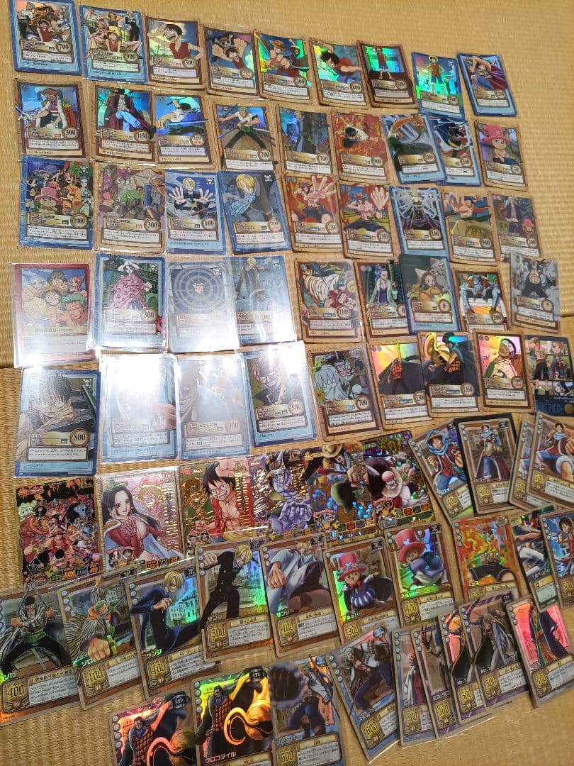 ワンピース 当時物カードダスキラ74枚＋α　ハイパーバトルc01 大量セット
