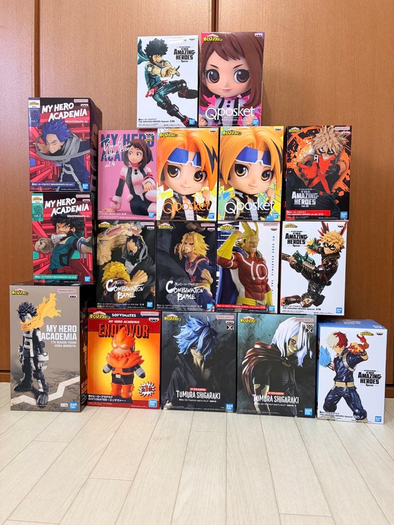 僕のヒーローアカデミア フィギュア１７体セット 未開封　５４