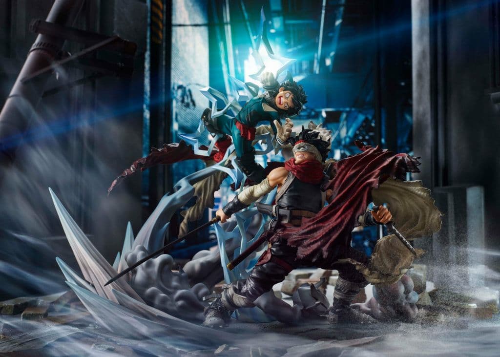 僕のヒーローアカデミア　スーパーシチュエーションフィギュア緑谷出久vs.ステイン ヒロアカ』に登場する緑谷出久（デク）のステイン戦を再現した