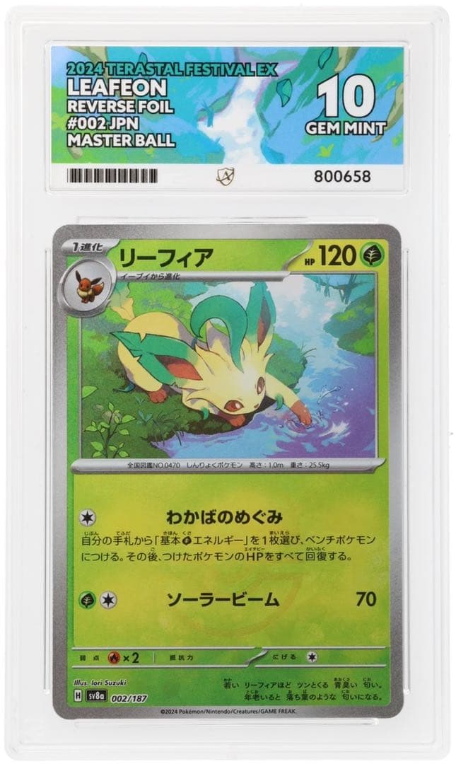 ACE10】 リーフィア マスターボールミラー PSA10 - メルカリ