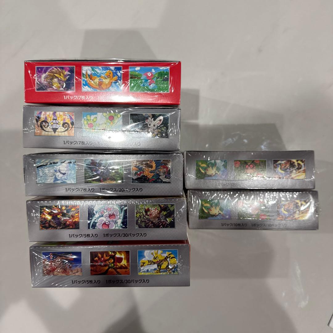 ポケモンカード 新品未開封 シュリンク付きBOXまとめ売り - メルカリ
