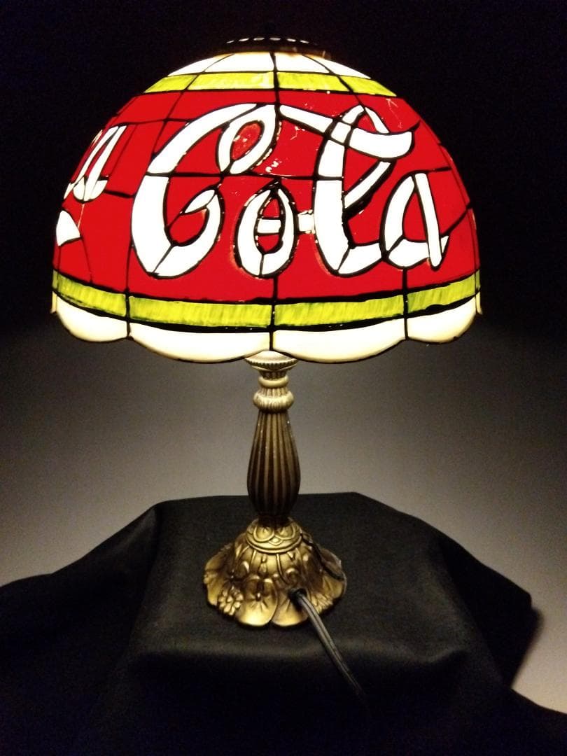 【アンティーク】コカ・コーラ　ティファニー　テーブルランプ