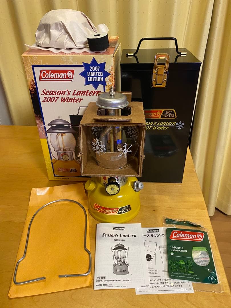 新品未使用　coleman コールマン シーズンズランタン2007 第3弾