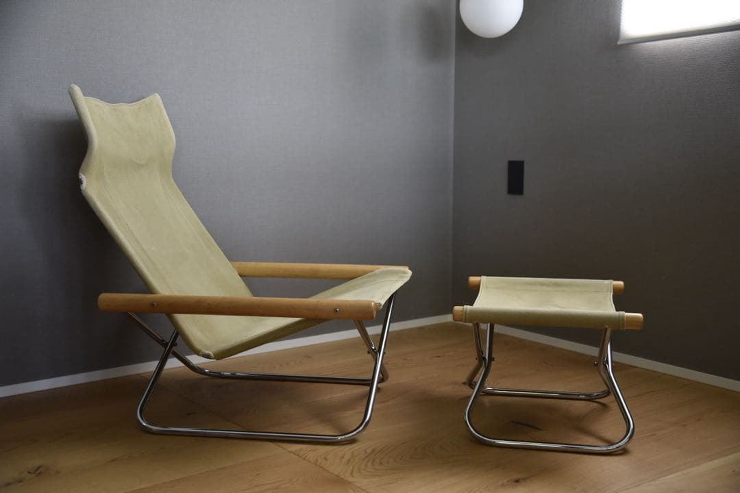 ニーチェア　フォールディングチェア+オットマン