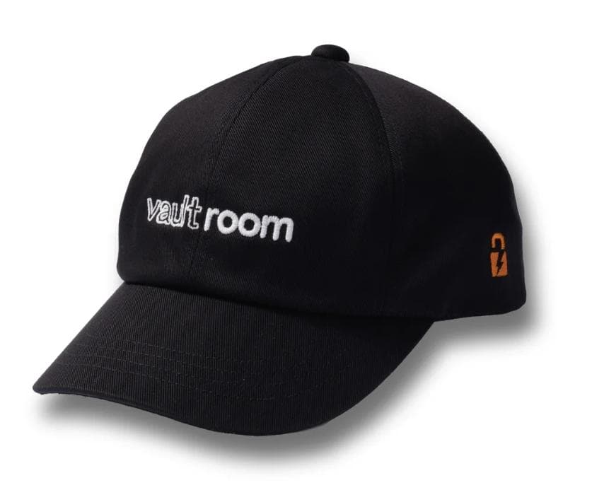 帽子 vaultroom LOGO CAP / BLK VAULTROOM LOGO CAP