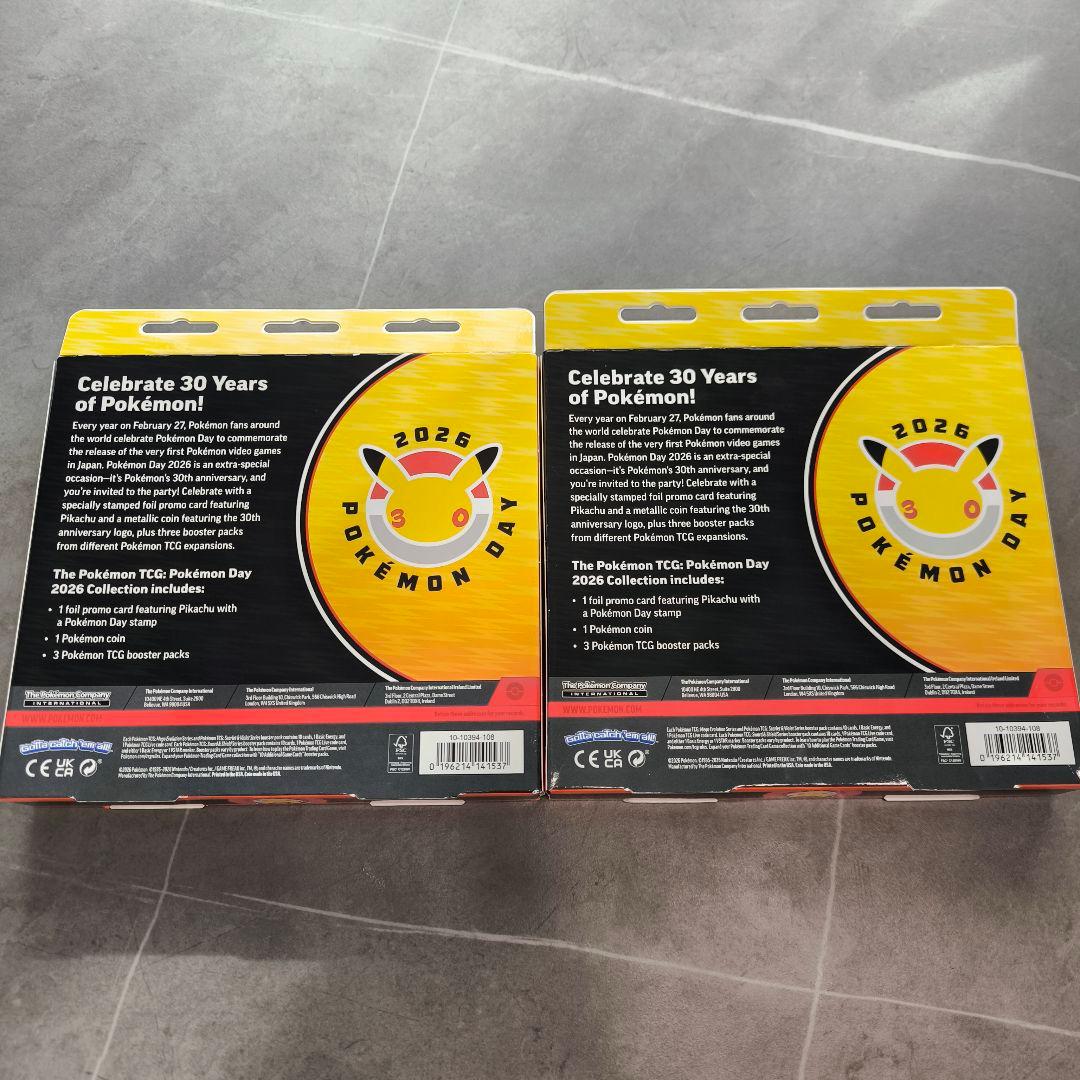 限定品 ポケモンデイ2026 コレクションボックス 30周年 2BOXセット