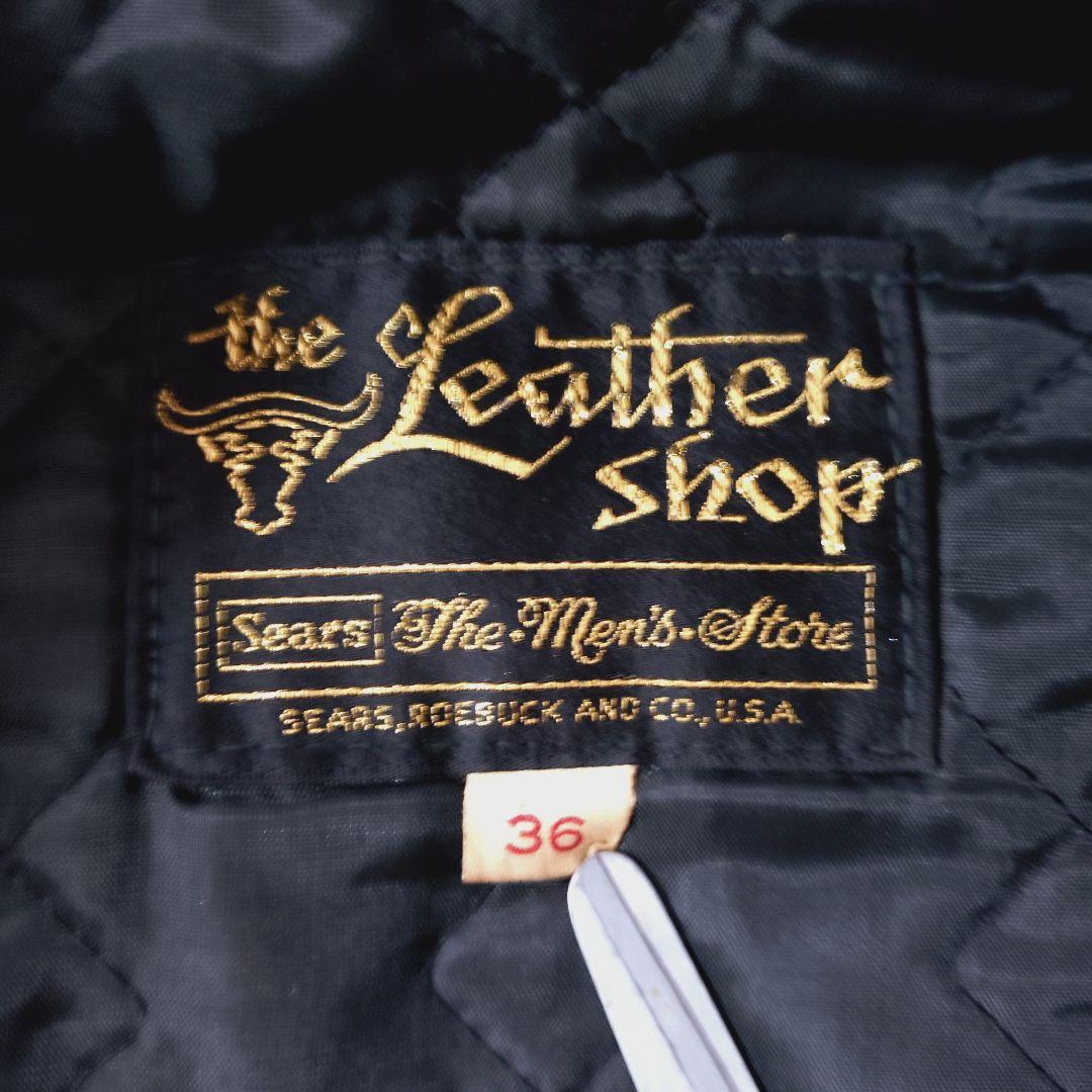 60s sears ライダース servalジップ 雰囲気抜群 ダブル USA製 - メルカリ