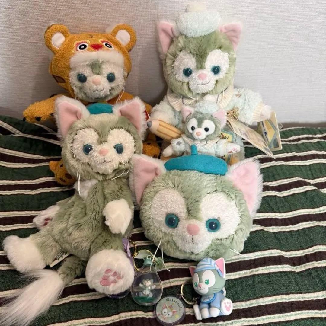 上海ディズニーランド リラックスシリーズ ジェラトーニ ぬいぐるみ キーチェーン 正規品】ジェラトーニ カラフルフルーツ ぬいぐるみキーチェーン 上海