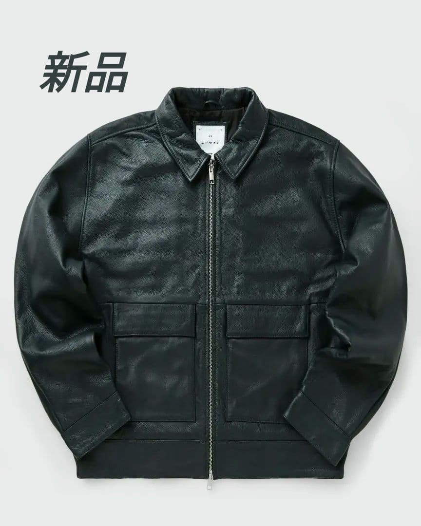 EDWIN DOGMA LEATHER JKT エドウィン レーザジャケット M