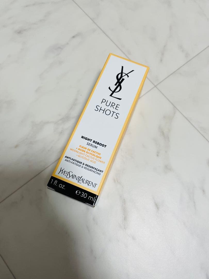 新品未使用品　イブサンローラン　ピュアショットナイトセラム　30ml