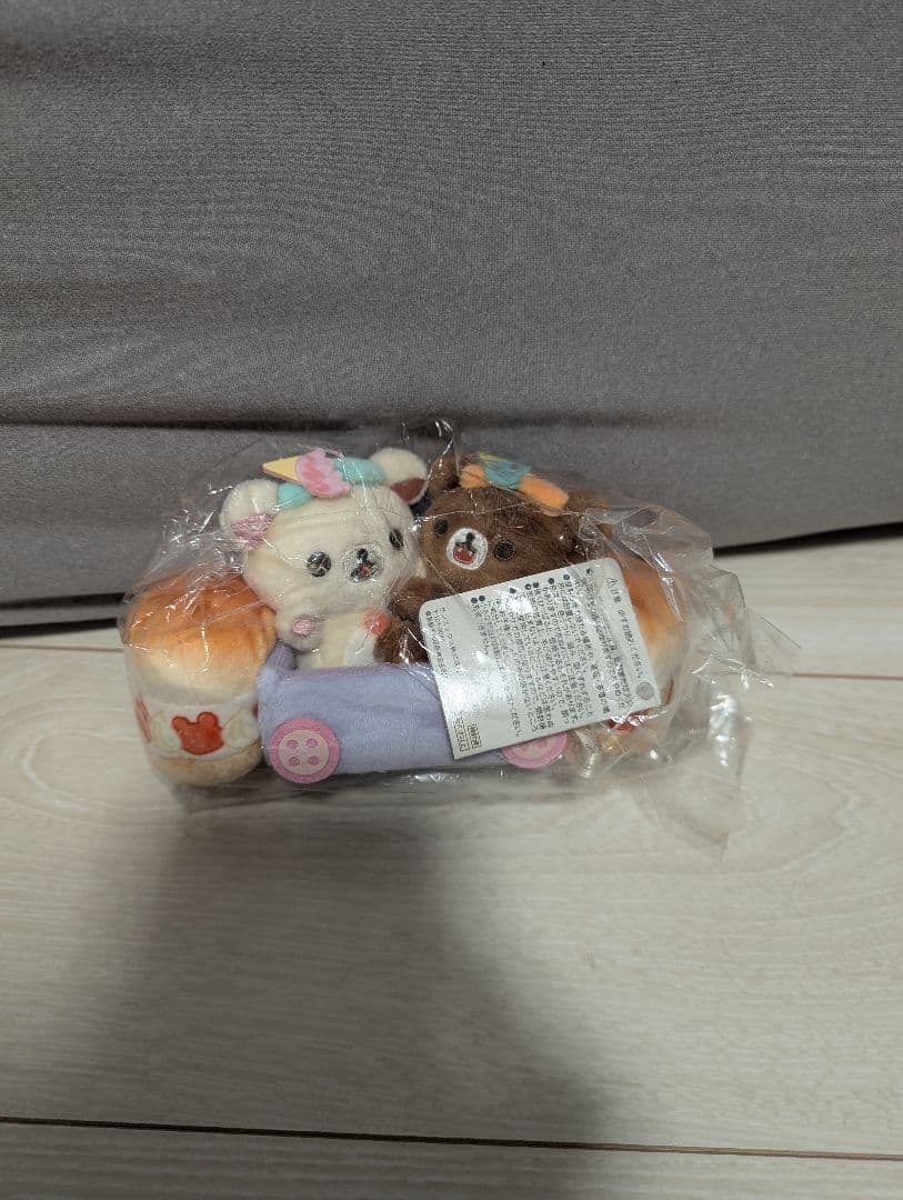 てのりぬいぐるみセット おかしな遊園地 チャイロイコグマ コリラックマ リラックマ - てのりぬいぐるみ（チャイロイコグマのくまきゅんDays