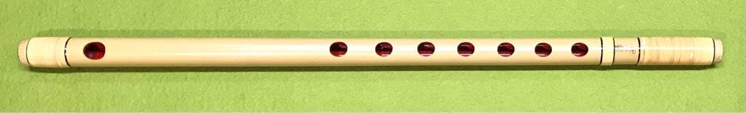 横笛306篠笛/7本調子/獅子田(竹渓)/7穴/美品
