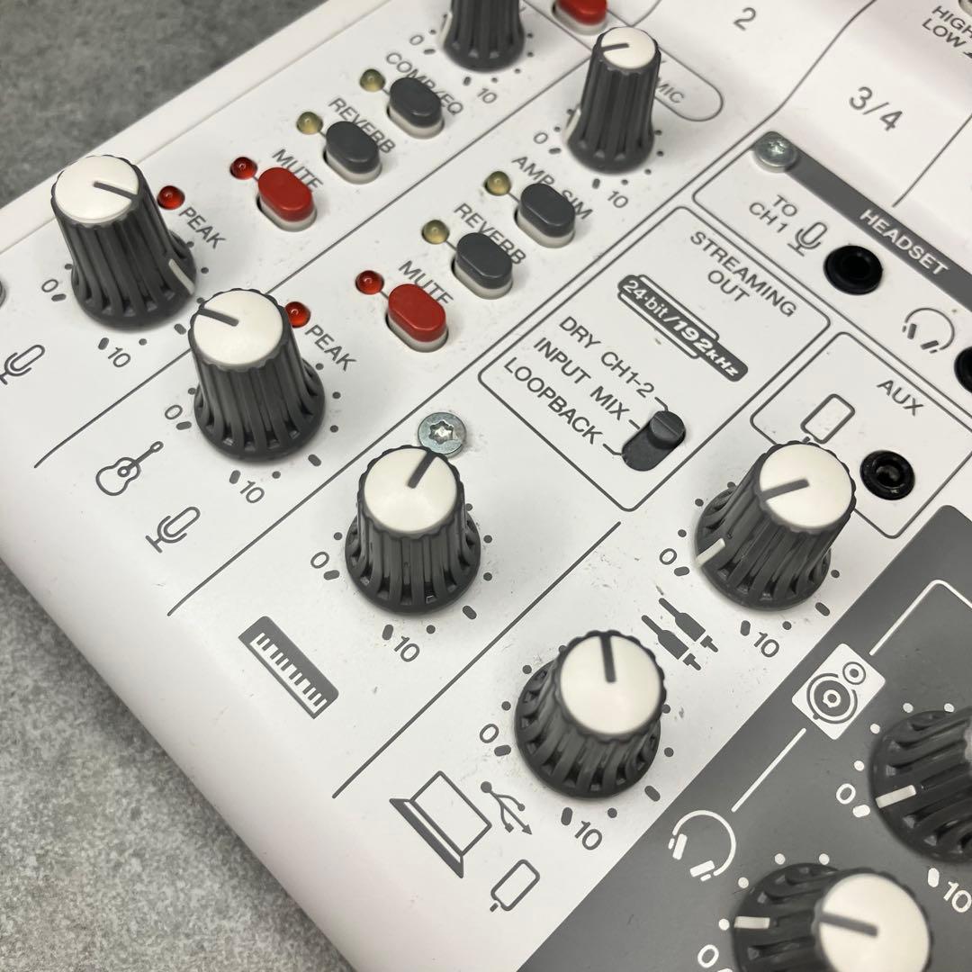 YAMAHA AG06MK2 W ライブストリーミングミキサー - メルカリ
