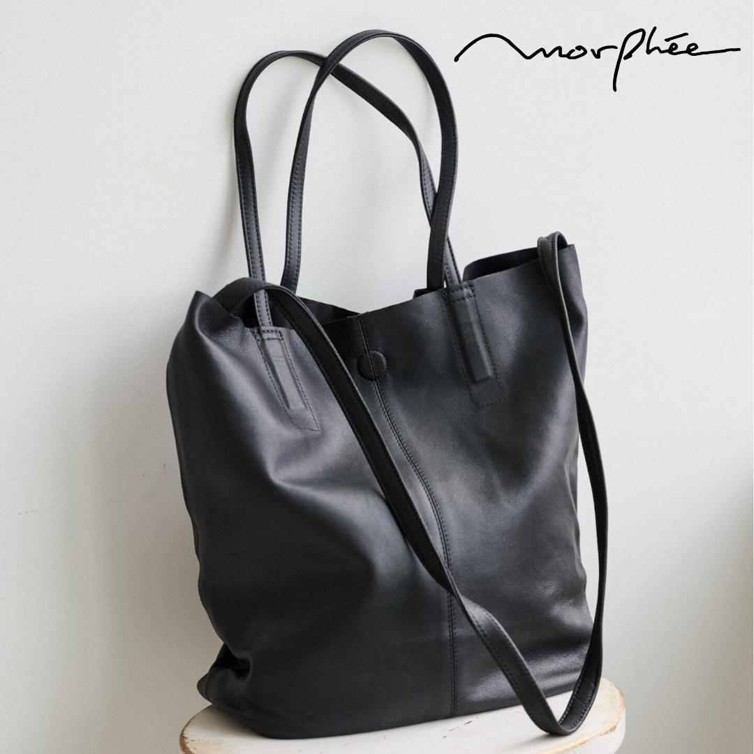 新品■Morphee 3WAY MEDIUM TOTE BAG SHORT 黒