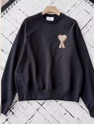 Ami Paris スウェット トレーナー ブラック M