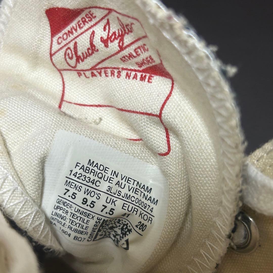 廃盤 美品】CONVERSE CT70 HI BLACK 26㌢ 旧パッチ - メルカリ