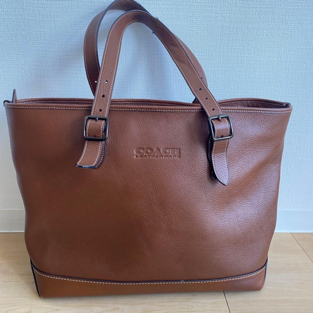 Coachコーチ　トートバックC9726 メンズ レザー　ブラウン