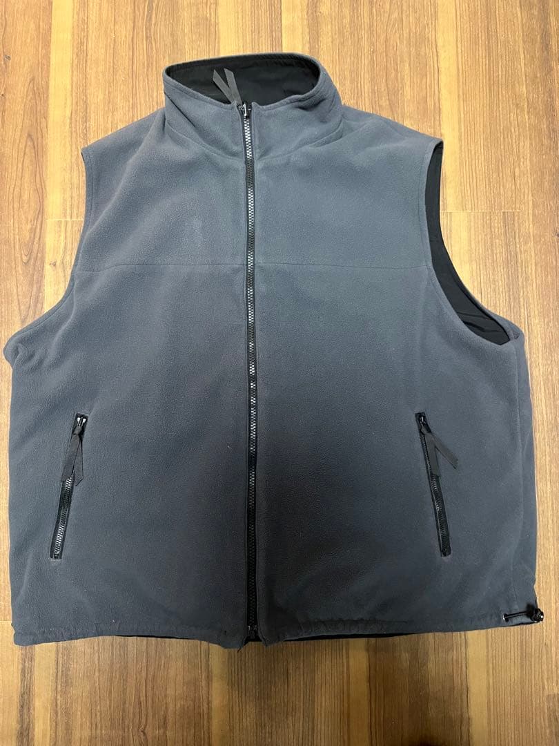 PWA wind stop RV VEST BLACK×GRAY