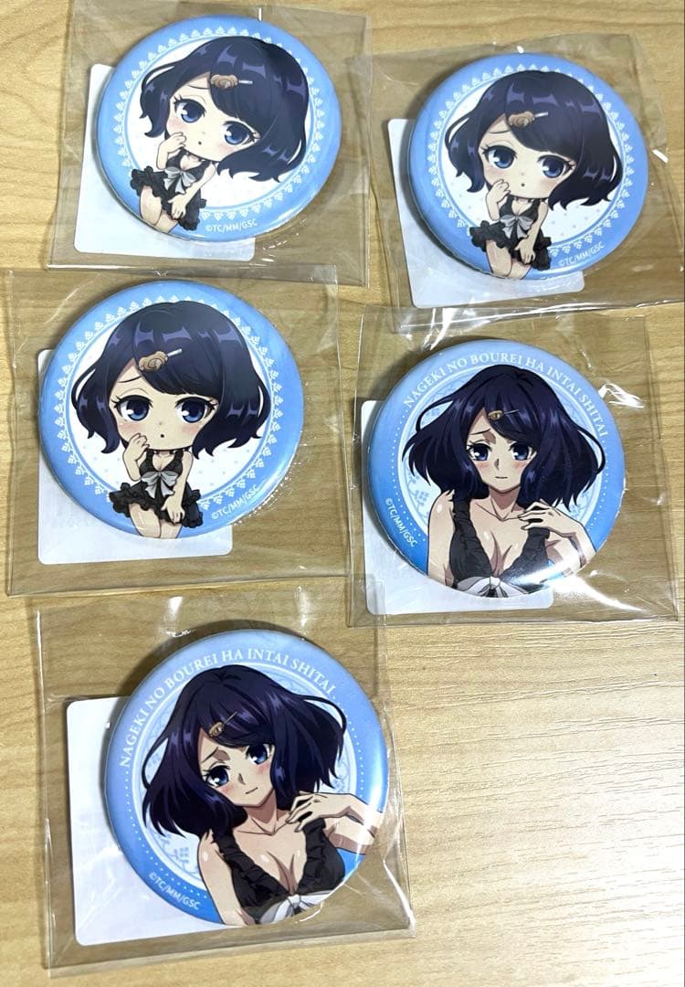 DMMスクラッチ 嘆きの亡霊は引退したい ティノ 缶バッジ まとめ売り