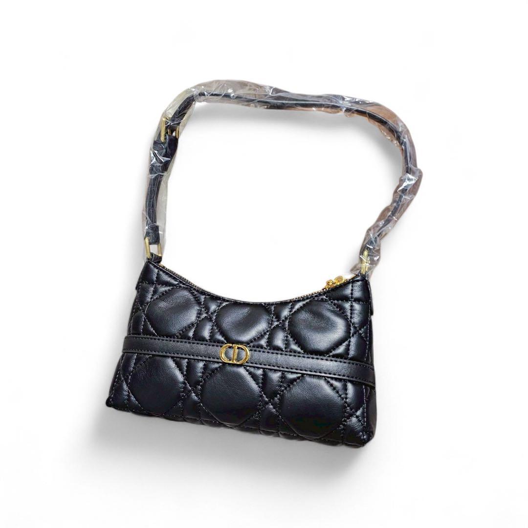百*杏様 クリスチャンディオール　ハンドバッグ　黒　ノベルティ
