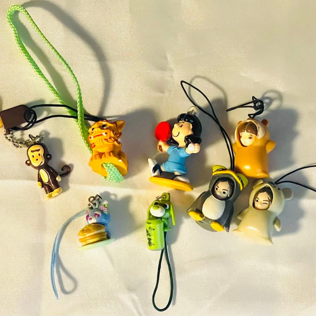 平成レトロ 携帯ストラップ セット キャラクターグッズ - メルカリ