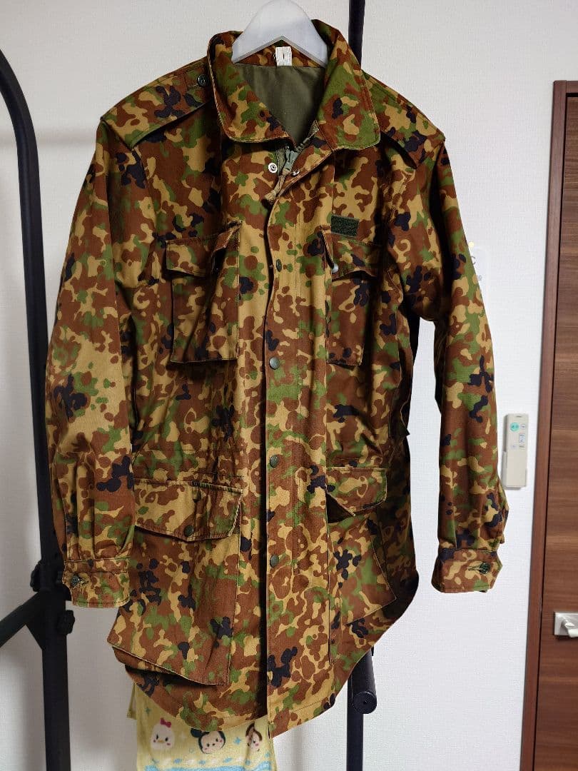 防寒迷彩服上下セット ベルト付き