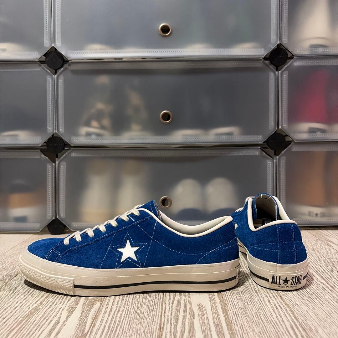 じ*ん様 50th Converse ONE STAR J SUEDE blue じ*ん様 50th Converse ONE STAR J SUEDE blue - メルカリ