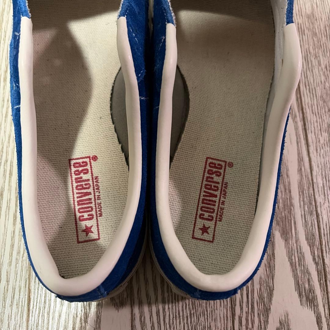 じ*ん様 50th Converse ONE STAR J SUEDE blue - メルカリ