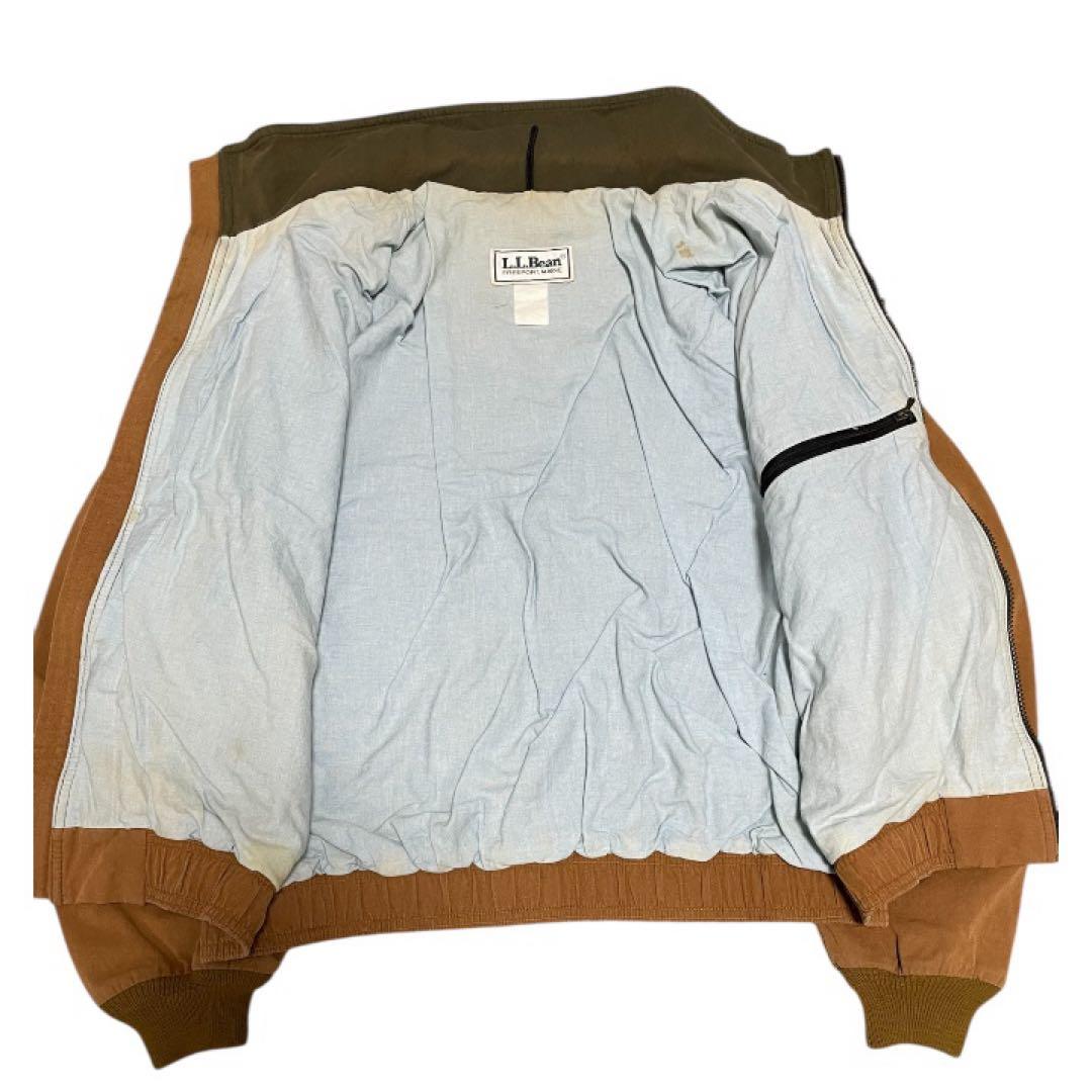 vintageL.L.Beanダックジャケットスイングトップ短丈USAタグ90s