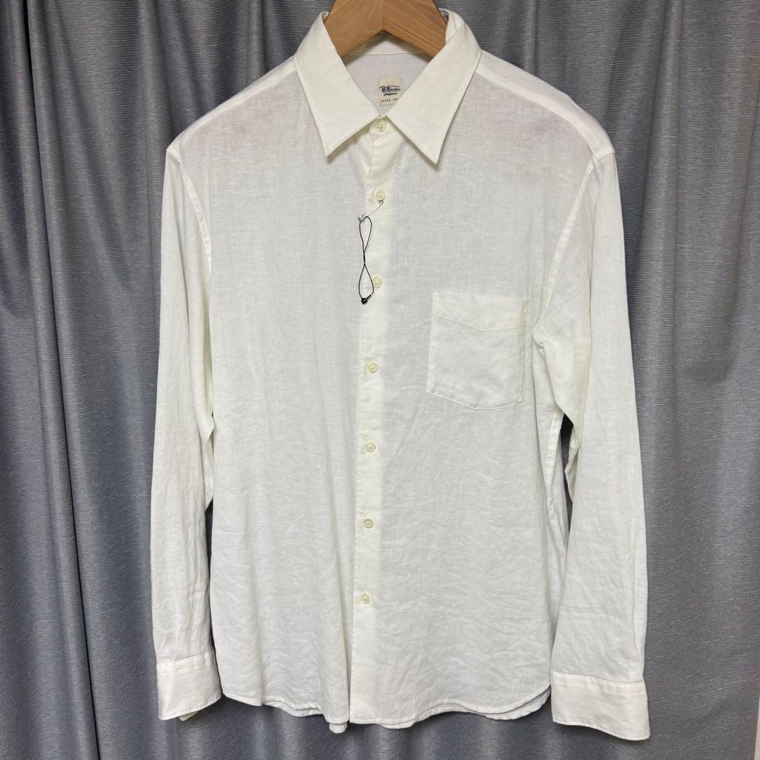 し*ん様 Ron Herman ロンハーマン リネンシャツ 白 L 長袖 新品未