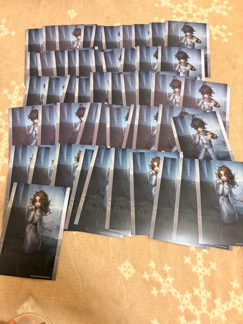 第五人格 患者 心理学者 設定画ポストカード 51枚 ホワイトデーテーマ衣装〜三面図〜】 ▶︎「心理学者」-SSR衣装