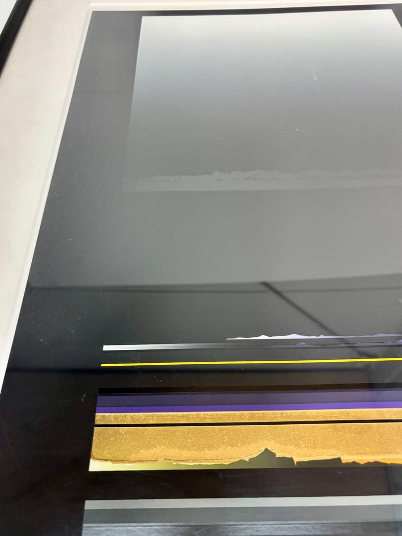 s*様 #沢田哲郎「NIGHT VIEWS」シルクスクリーン 額装作品（100