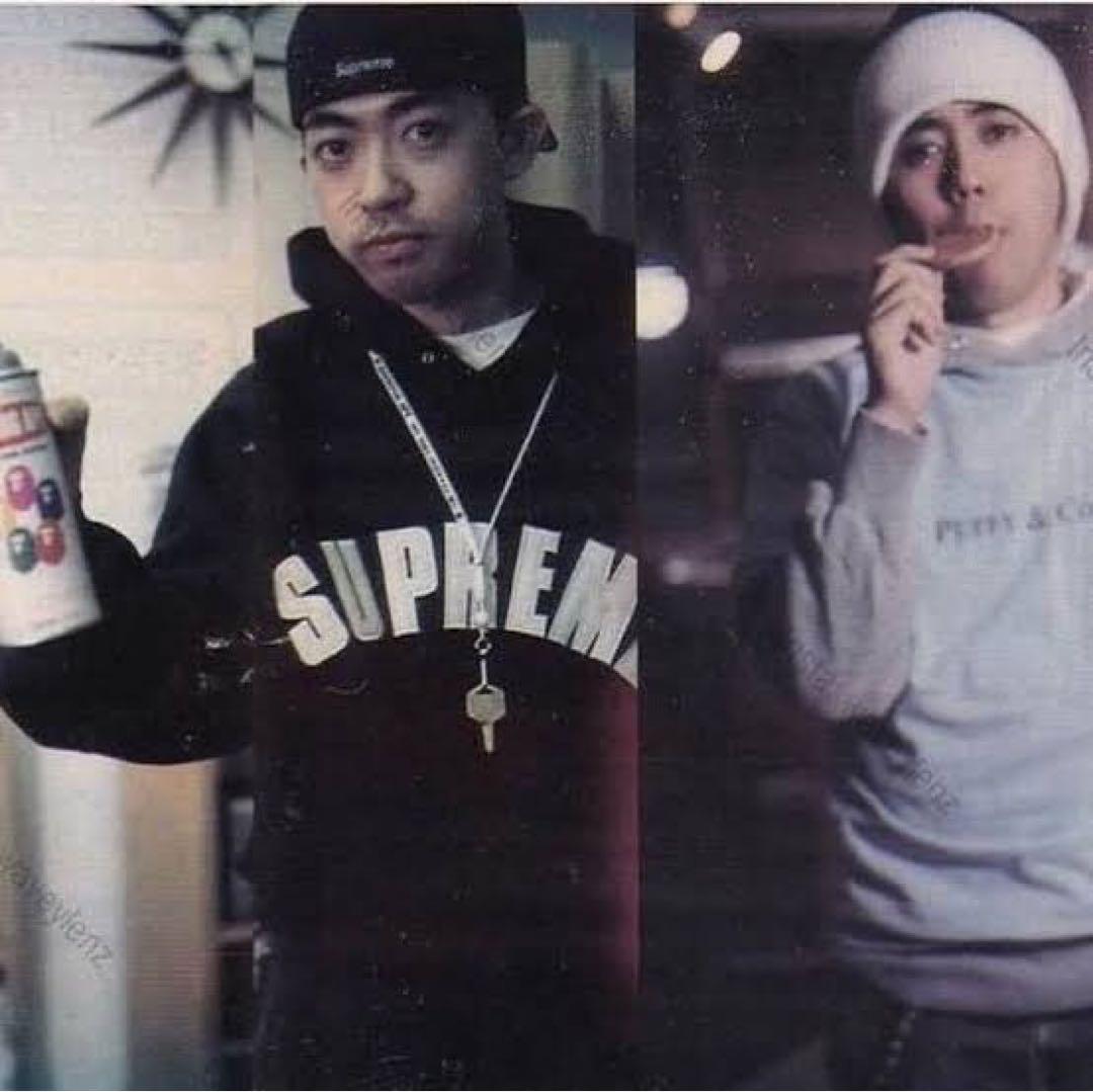 最初期 95〜96年 SUPREME Arc Logo Hoodie nigo