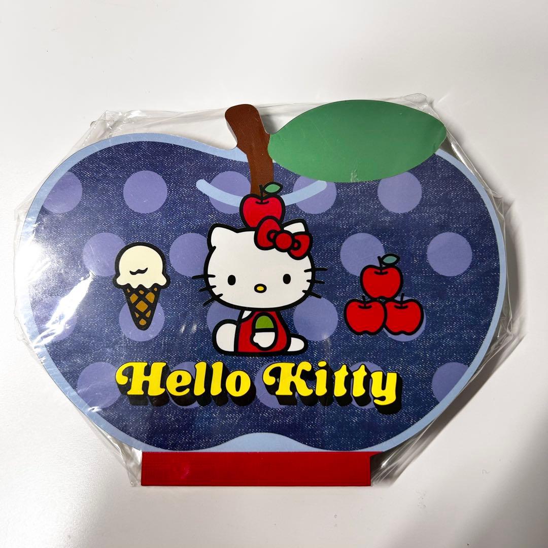 サンリオ ハローキティ りんご型 ダイカットメモ 平成 レトロ