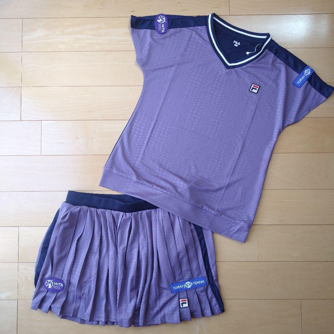 FILA テニスウェア パープル セット FILA（フィラ） 「最短当日出荷」フィラ テニスウェア レディース KPI