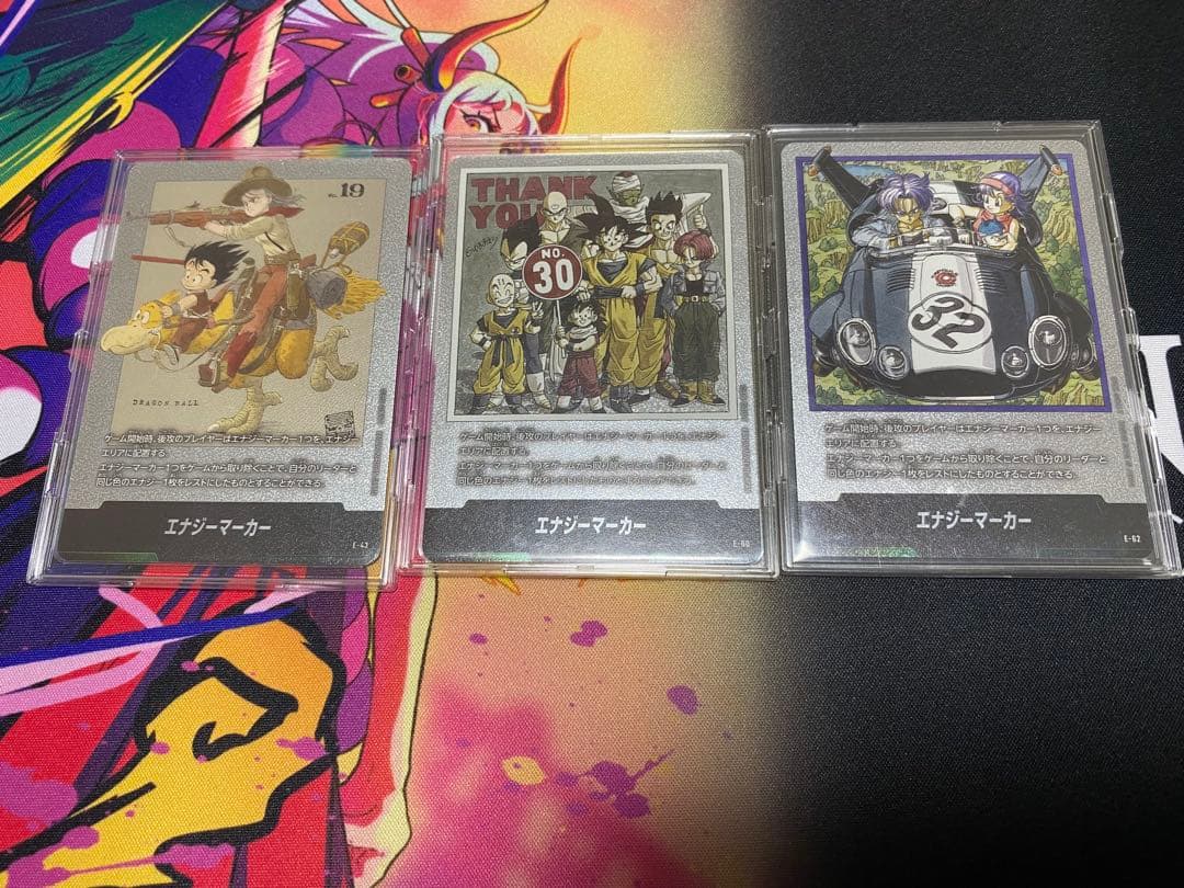 ドラゴンボールフュージョンワールド エナジーマーカー銀 3枚セット