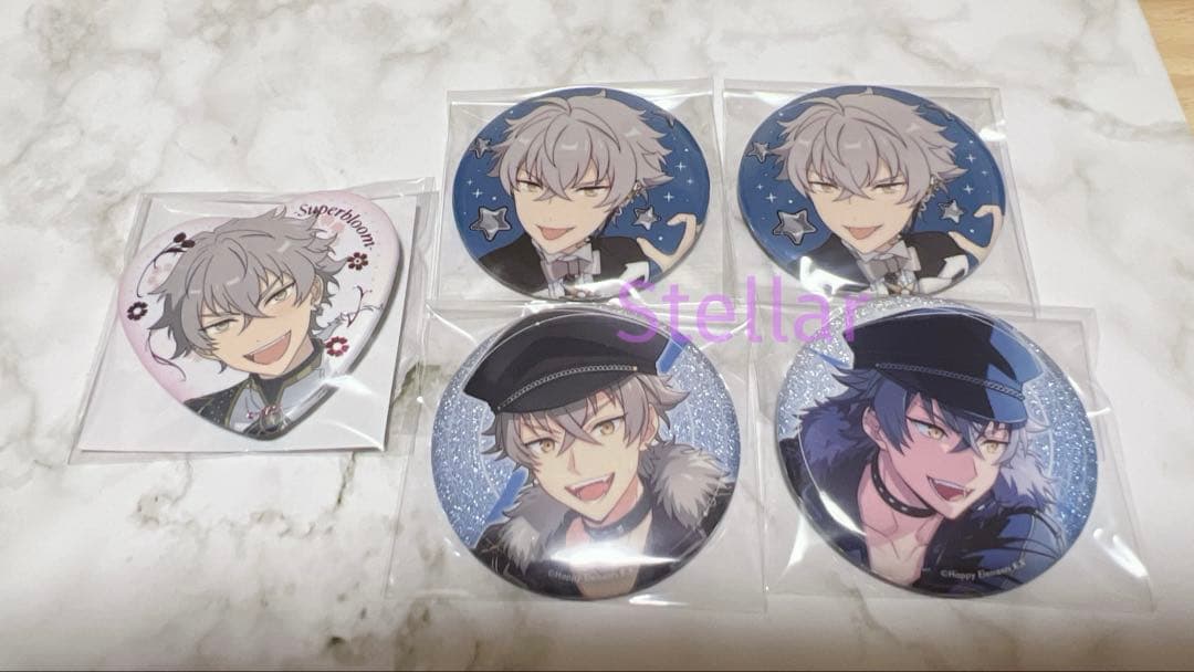 あんスタ UNDEAD 大神晃牙 缶バッジ 5点セット - メルカリ